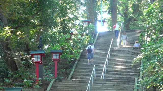 4K・高尾山の男坂・タイムラプス_7-8