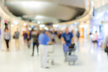 Naklejka premium airport boarding area Blurred background