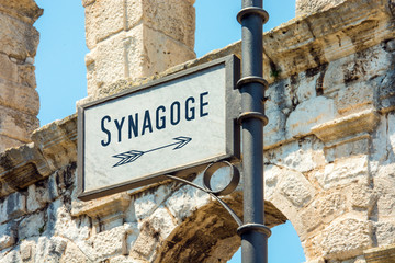 Schild 115 - Synagoge