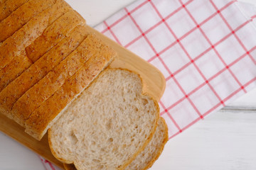 Whole grain bread.