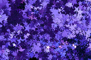 purple star glitter