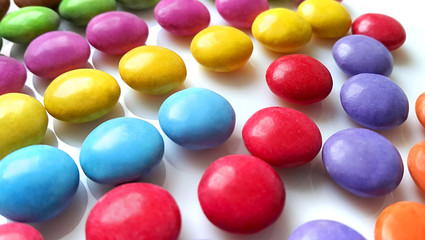 Bright color candy