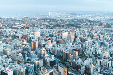 Fototapeta premium Sunset of Yokohama
