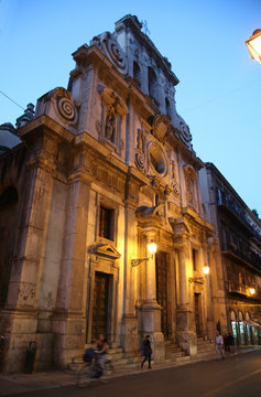Palermo by night, Chiesa di San Matteo al Cassaro