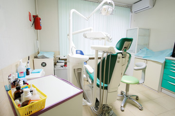 Interior of a stomatologic office