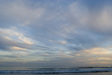 Fototapeta na wymiar Refugio Beach Sunset Sky