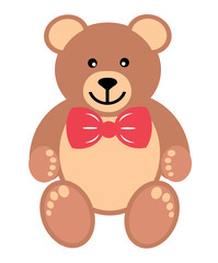 teddy with tie