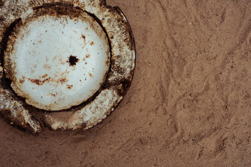 old plates Old zinc plate