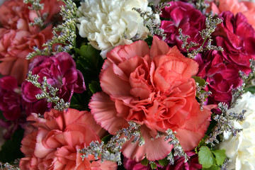 In many floral bouquets- collection; color; colorful; beauty