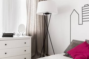 Stylish female bedroom