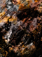 abstract colorful background with spots and linear structutes, computer graphic design.