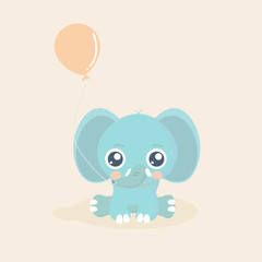 Elephant vector illustration.
