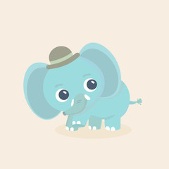 Elephant vector illustration.
