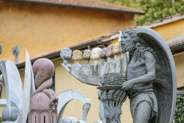 Italien, Toscana, Versilia, Pietrasanta, Kunststadt, Bildhauer, Steinmetz, Skulptur, Kust, Marmor,...