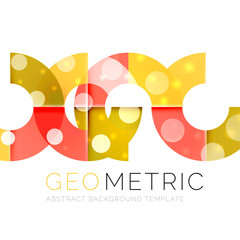 Shiny geometric abstract background