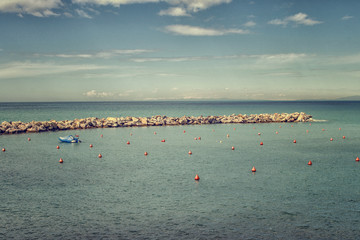 Fototapeta premium Pier in sunshine