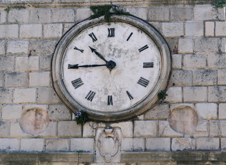 Clock tower detail