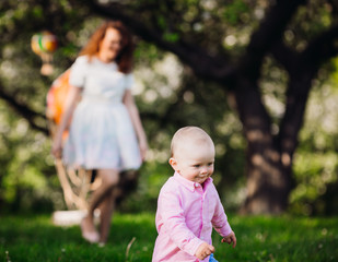 Fototapeta premium Cute little boy