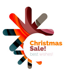 Christmas colorful geometric abstract background