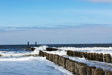 Strong Wind at Domburg Beach / Netherlands