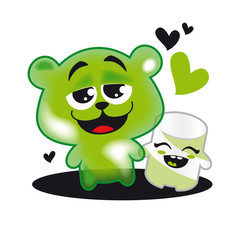 Orso gommoso e Marshmallow