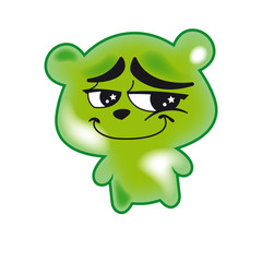 Orso gommoso verde