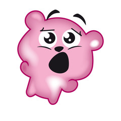 Pink gummy bear