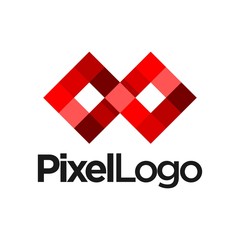 Obraz premium pixel vector logo
