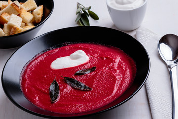 beetroot cream soup