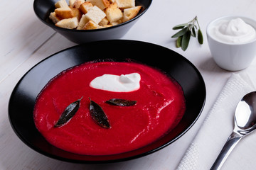 beetroot cream soup