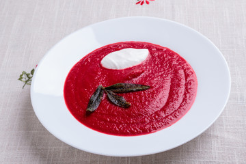 beetroot cream soup