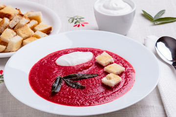 beetroot cream soup