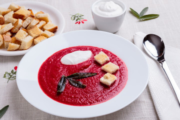beetroot cream soup