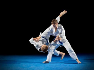 Foto auf Acrylglas Kampfkunst Kampfsportler für Jungen