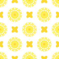 Seamless color pattern. Geometric vector background.