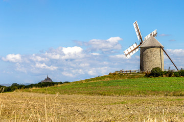 Mühle bei Mont-Saint-Michel