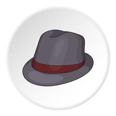 Hat icon. Cartoon illustration of hat vector icon for web