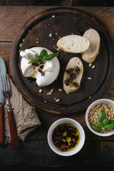 Italian cheese burrata