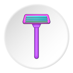 Razor icon. Cartoon illustration of razor vector icon for web