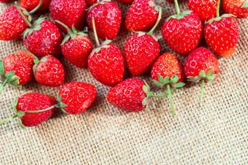 strawberry on sack backgrounds