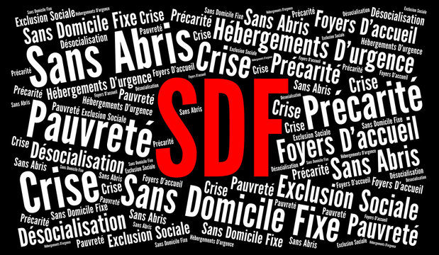 SDF nuage de mots