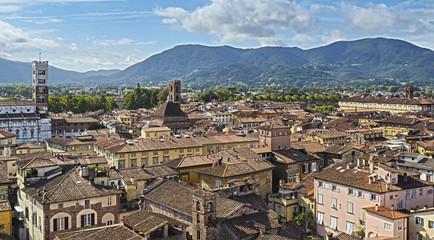 Lucca, Italien - obrazy, fototapety, plakaty