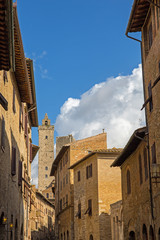 Fototapeta na wymiar Geschlechterturm in San Gimignano