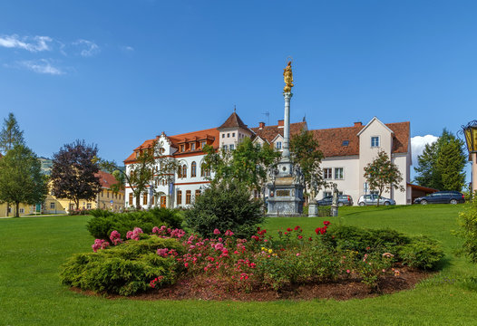 Plague column, Seckau, Austria
