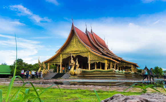 Thailand Church Temple of Ubon Ratchathani Province Thailand
