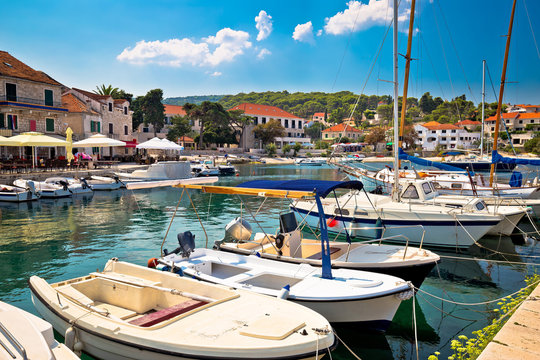 Town of Sumartin seafront view