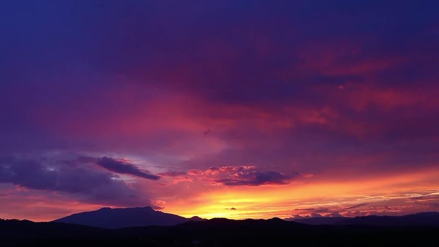 amazing heavenly sunset timelapse time lapse over natural background mountain landscape stunning beautiful