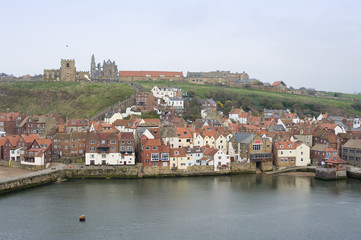 Fototapeta premium Whitby lower harbour