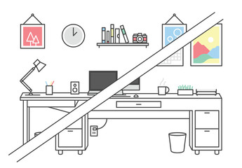 Ilustraciones de oficina