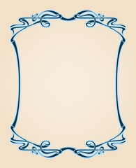 Vector art deco card.